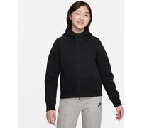 NIKE Kinder Unterjacke G NSW TCH FLC HD FZ LS (FD2979) S BLACK/BLACK/BLACK