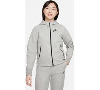 NIKE Kinder Unterjacke G NSW TCH FLC HD FZ LS (FD2979) S Grau
