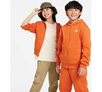 NIKE Kinder Unterjacke K NSW CLUB FLC HD FZ LS LBR CAMPFIRE ORANGE/WHITE - Gr. - L
