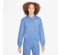 NIKE Kinder Unterjacke K NSW CLUB FLC HD FZ LS LBR (FD3004) M POLAR/WHITE