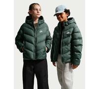 NIKE Kinder Unterjacken lg.Arm Ki Nike Sportswear All Day Play Therma-FIT-Puffer-Jacke mit weiter Passform (ältere Kinder) (HQ4976) S Schwarz