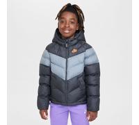 Nike Kinder Winterjacke Sportswear SYN FL Hooded Jacket FN7730-060 122-128 Anthracite/Cool Grey/Safety Or