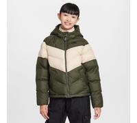 Nike Kinder Winterjacke Sportswear SYN FL Hooded Jacket FN7730-326 128-137 Cargo Khaki/Sanddrift/Black