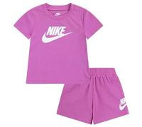 Nike Kinderanzug Club Tee und Shorts Set 86L596, fuchsia, 3-4 Jahre
