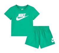 Nike Kinderanzug Club Tee und Shorts Set 86L596, grün, 5-6 Jahre