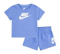 Nike Kinderanzug Club Tee und Shorts Set 86L596, himmelblau, 4-5 Jahre