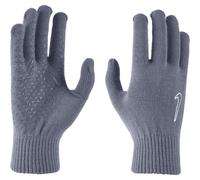 Nike CW1037-461 Thermo-Handschuhe Knit Tech & Grip Handschuhe 2.0, Aschen Schiefer/Assian Schiefer/Weiß, S/M