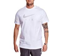 Nike Kurzarm-T-Shirt, matt, Unisex-Erwachsene, Weiß/Air Swoosh, XL
