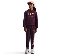 Nike Kylian Mbappe Club Fleece Hoodie Kinder - bourdeaux/orange - 137-147