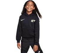 Nike Kylian Mbappe NSW Club Fleece Hoodie Kinder - schwarz/blau/gelb-128-137