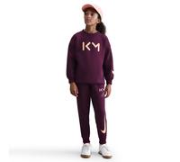 NIKE Kylian Mbappé Sportswear Club Fleece Oversize Crew Neck Sweatshirt Mädchen 610 - bordeaux/orange pulse XL (156-166 cm)