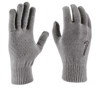 Nike Laufhandschuhe Knitted Tech und Grip 2.0 - Touch-Screen kompatibel - grau 1 Paar, Größe S/M
