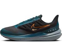 Nike Laufschuh Air Winflo 9 Shield, Schwarz Orange Black Safety Orange Geode Teal, DM1106-002, 45 EU (11 US)