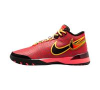 Nike Lebron NXXT Genisus Basketballschuhe (HF0712-600, Bright Crimson/Schwarz/Sundial/Laser Orange), Größe 47