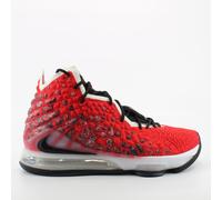Nike Lebron XVII Red Textile Schnüren -Herren -Trainer BQ3177 601 EU 40,5 / UK 7