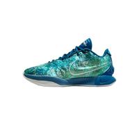 Nike Lebron XXI Herrenschuhe, Industrieblau/Photonenstaub/Smaragdrise/Metallic-Silber, 10
