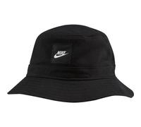 Nike Bucket Hat aus Baumwolle mit Label-Patch in Schwarz, Größe S/M, Artikelnr. 1303563SM Schwarz S/M 100% Baumwolle