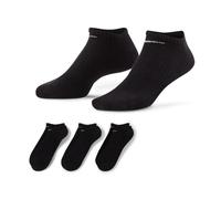 NIKE Lifestyle Cushion No-Show – Everyday-Socken 3er-Pack BLACK/WHITE L