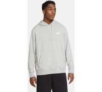 NIKE Lifestyle - Textilien - Sweatshirts Club Hoody (CZ7857) L DK GREY HEATHER/MATTE SILVER/WHITE