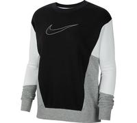 NIKE Lifestyle - Textilien - Sweatshirts Crew Sweatshirt Damen (CK1402) S BLACK/WHITE/DK GREY HEATHER