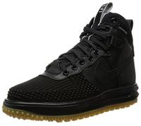 Nike Lunar Force 1 Duckboot Basketballschuhe für Herren, Schwarz - Schwarz/Silber/Grau (Black Black Mtllc Slvr Anthrct) - Größe: 42 EU