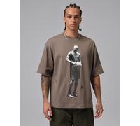 NIKE M J DF SPT STMT GFX SS CREW Herren | OLIVE GREY/BLACK | L