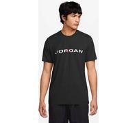 NIKE M J JD AIR SS CREW Herren | BLACK/WHITE/GYM RED | L