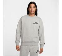 NIKE M NK CLUB BB CREW NSW GFX DK GREY HEATHER/BLACK XXL DK GREY HEATHER/BLACK