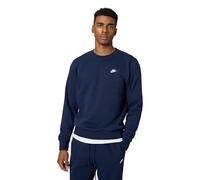 Nike Herren Pullover Club BB Crew FN3886-451 S Obsidian/White