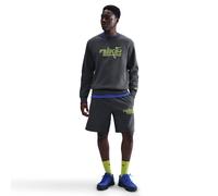 Nike Herren Club Bb Crew Swsh Sport T-Shirt, Anthracite/Volt, M
