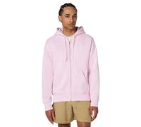 Herren Tennissweatshirt Nike Club Full-Zip Fleece - pink foam/white - Rosa (XL)