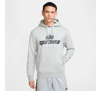 Nike Club Fleece-Hoodie Für Herren, Dk Grey Heather/Lt Smoke Grey/Black, HJ2159-063, L
