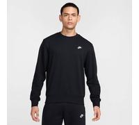 Nike Herren Club Ft Crew Sweatshirt, Black/White, XXL