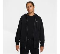 NIKE M NK CLUB FT FZ HOODIE BLACK/BLACK/WHITE XXL BLACK/BLACK/WHITE