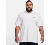 Nike Herren Club Ss Polo Pique Poloshirt, White/Black, S