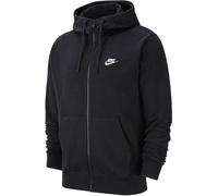 NIKE M NSW CLUB HOODIE FZ FT Herren | BLACK/BLACK/WHITE | S