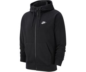 Nike M NSW CLUB HOODIE FZ FT Herren Kapuzenpullover /-jacke schwarz, L