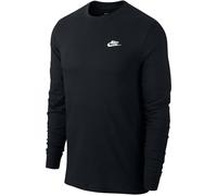 Nike Herren Langarmshirt Club AR5193-010 Schwarz/Weiß XL