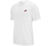 Nike Sportswear Club Kurzarm-t-shirt 2XL White / Black / University Red