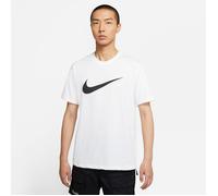 Nike M NSW TEE ICON SWOOSH WHITE/METALLIC SILVER, L