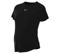 Nike (M) One Dri-Fit Kurzarmshirt Mit Schmaler Passform Für Damen (Schwangere Und Mütter), Black/White, FN5001-011, L