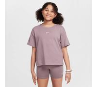 Nike Mädchen Boxy Essntl Lbr T-Shirt, Taupe Grey, 10-12 Jahre EU