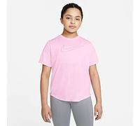 Nike Mädchen Dri Fit One Ss Gx T-Shirt, Pink Foam/Lt Smoke Grey, XXL
