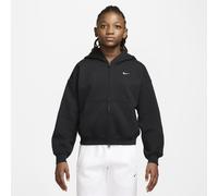 NIKE Kinder Kapuzensweats lg.Arm Ki Nike Sportswear Studio Fleece Oversize-Kapuzenjacke für ältere Kinder (Mädchen) (IM4904) L Schwarz