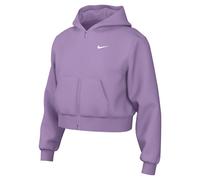 NIKE Sportswear Studio Fleece Oversize Kapuzenjacke Mädchen 589 - violet star/white XS (122-128 cm)