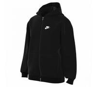Nike Mädchen Kapuzenpullover Big Girls Oversized FZ Hoodie FD2931-010 137-147 Black/White