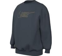 Nike Mädchen Oberteil G NSW Club FLC Bf Crew Ls Shne, Deep Jungle/Metallic Gold, FJ6161-328, XS