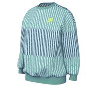 Nike Mädchen Pullover Club Fleece FZ5575-300 147-158 Green Frost/Green Frost/Volt