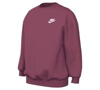 Nike Mädchen Pullover Club Fleece Sweatshirt FD2923-634 128-137 Sweet Beet/Sweet Beet/White