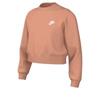 Nike Mädchen Pullover Sportswear Club Fleece Bi FZ9244-844 137-147 Apricot Agate/White
